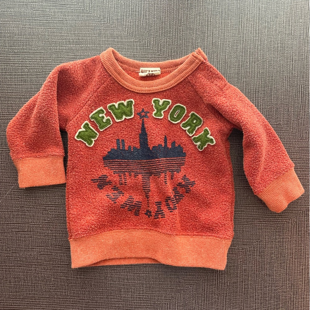 New York baby sweater 3-6 mo